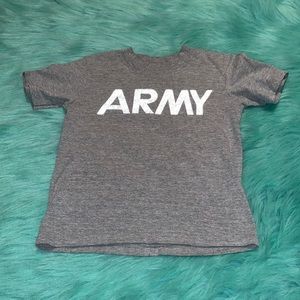 Kids Army PT shirt (reflective) size 6 *FINAL PRICE*